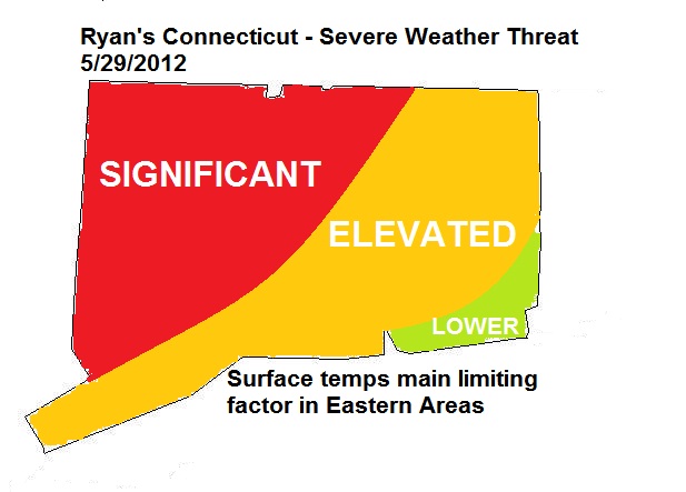 Map – Severe Weather Potential 5/29/2012